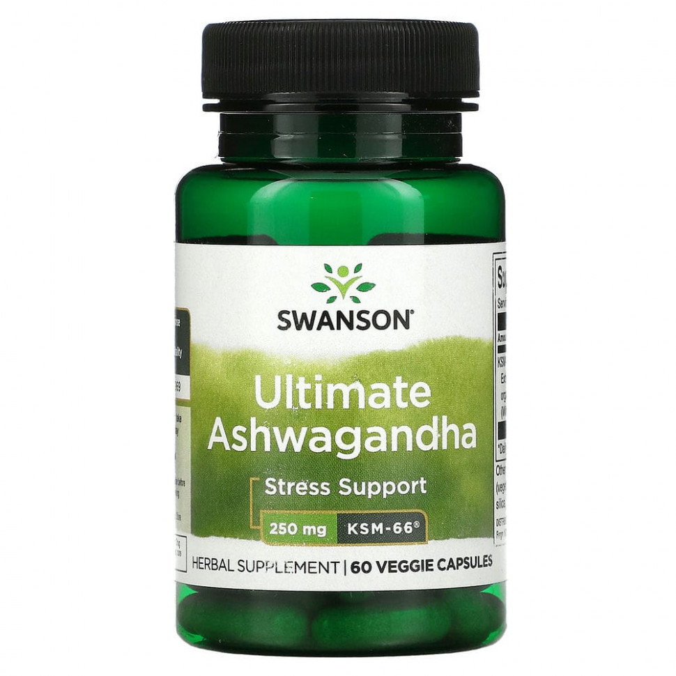   Swanson, Ultimate Ashwagandha, 250 , 60     -     , -,   