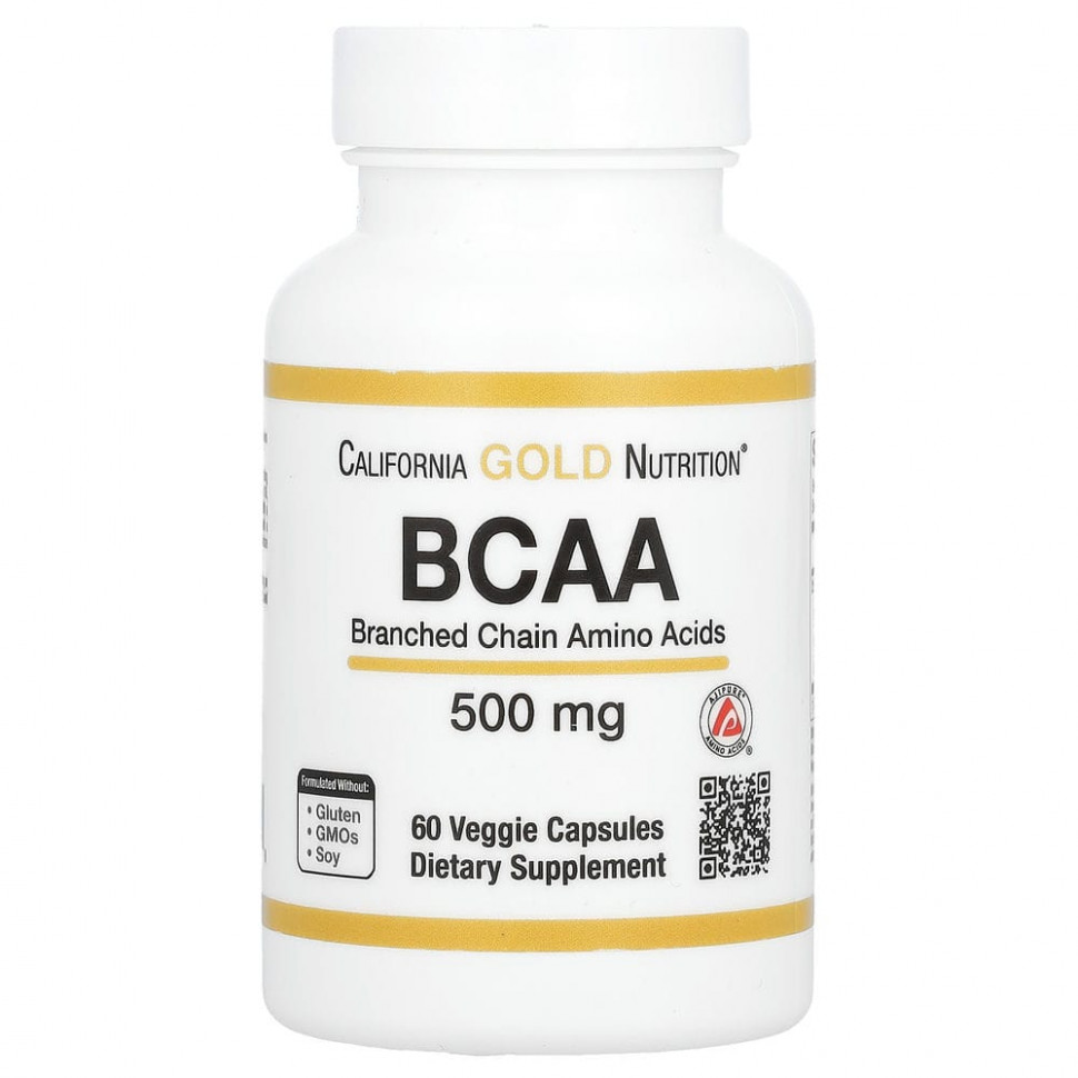   California Gold Nutrition, BCAA,     AjiPure, 500 , 60     -     , -  