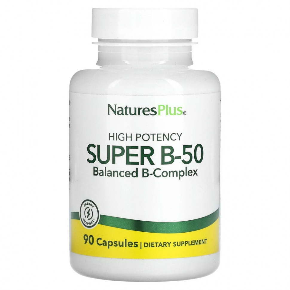   NaturesPlus, Super B-50   , 90    -     , -  