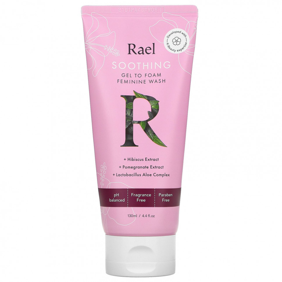   Rael, Soothing Gel To Foam Feminine Wash,  , 130  (4,4 . )   -     , -  