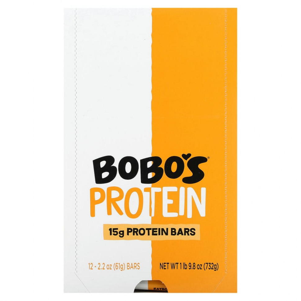  Bobo's Oat Bars, Protein Bars,     , 12 , 61  (2,2 )  IHerb ()