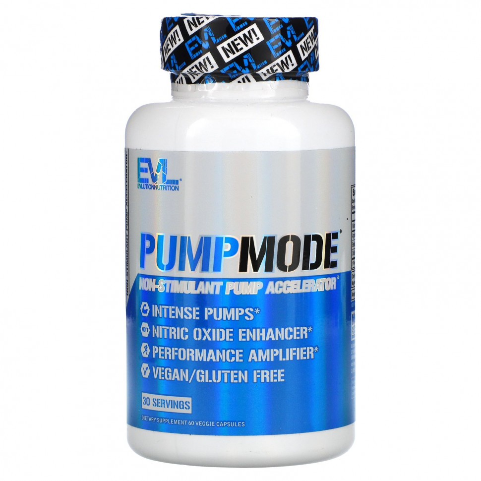   EVLution Nutrition, PumpMode, 60     -     , -  