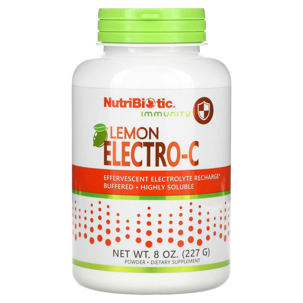  NutriBiotic, Immunity, Lemon Electro-C, 227  (8 )  IHerb ()