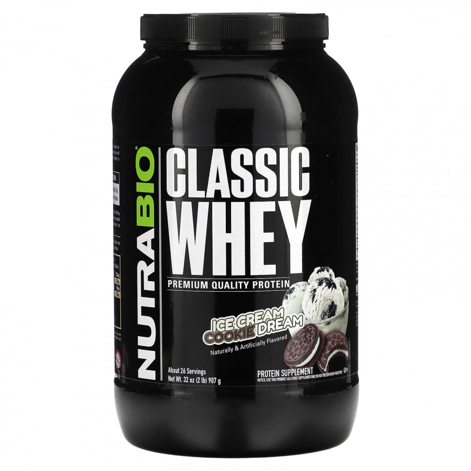   Nutrabio Labs, Classic Whey Protein,   , 907  (2 )   -     , -,   