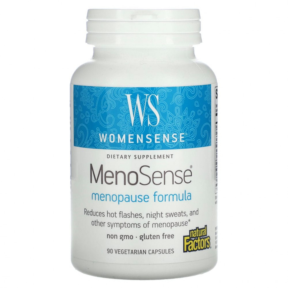   Natural Factors, WomenSense, MenoSense,      , 90     -     , -,   