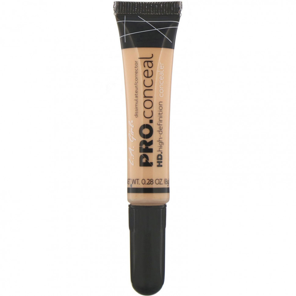   L.A. Girl,  Pro Conceal HD Concealer,  Natural, 8    -     , -  