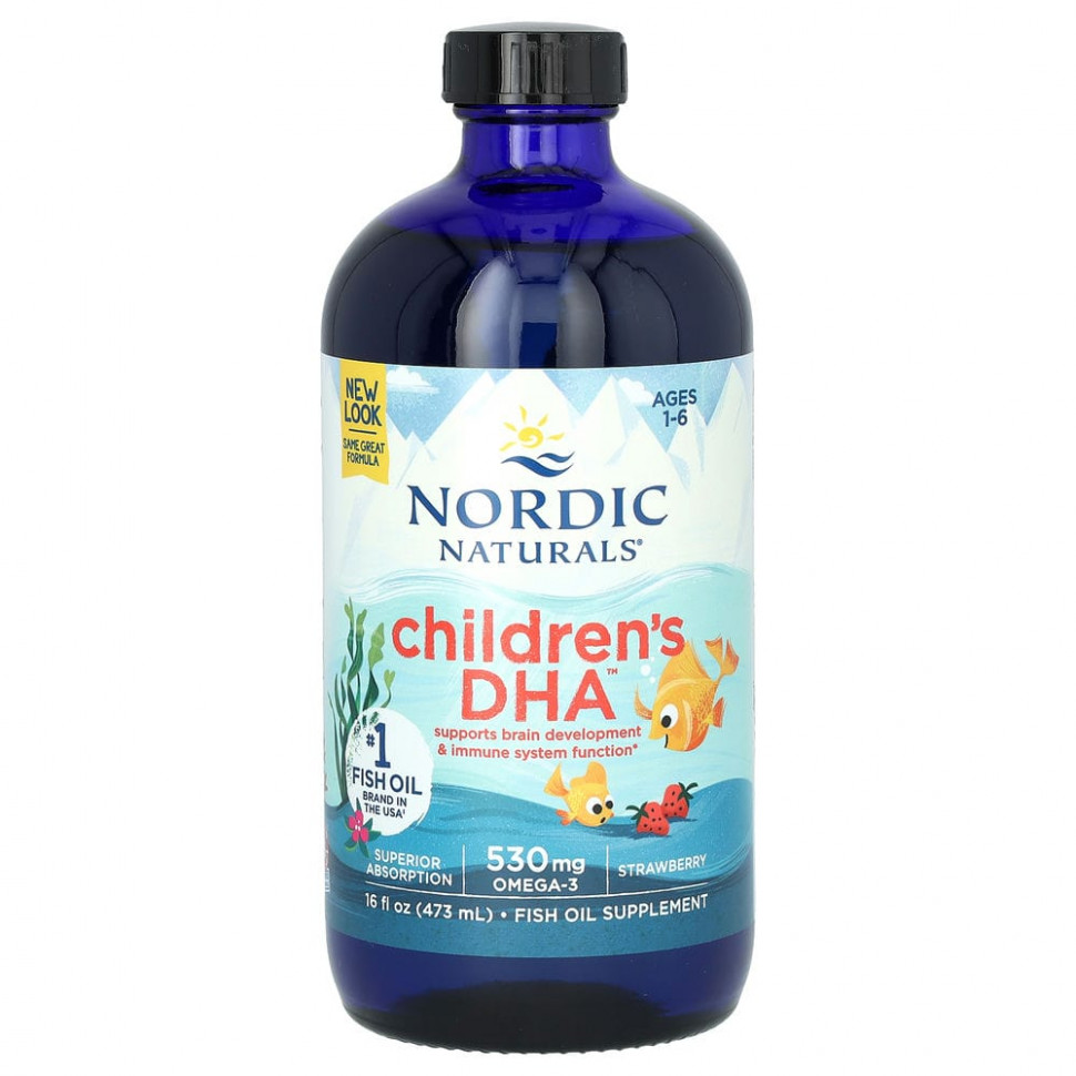   Nordic Naturals, Children's DHA, ,      1   6 , 530 , 473  (16  )   -     , -  