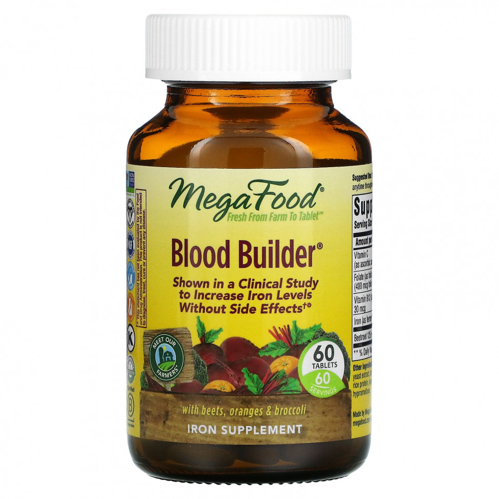   MegaFood, Blood Builder, 60    -     , -,   