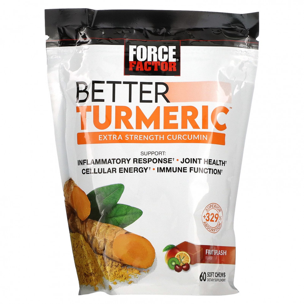   Force Factor, Better Turmeric,    ,  , 60     -     , -,   