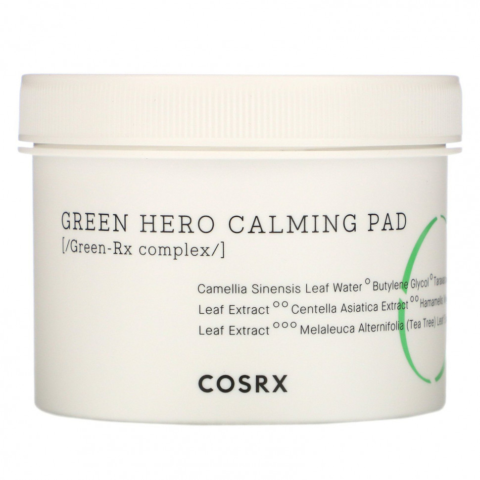   Cosrx, One Step Green Hero Calming Pad,  , 70 ., 135  (4,56 . )   -     , -  