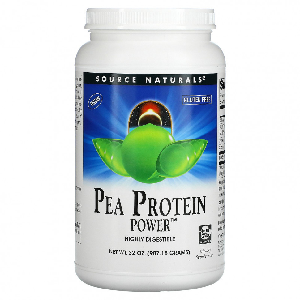   Source Naturals, Pea Protein Power,  , 907,18  (32 )   -     , -  