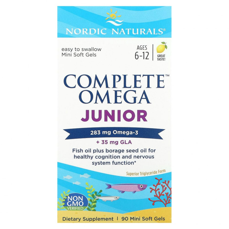   Nordic Naturals, Complete Omega,    6  12 ,   , 283 , 90 -   -     , -  