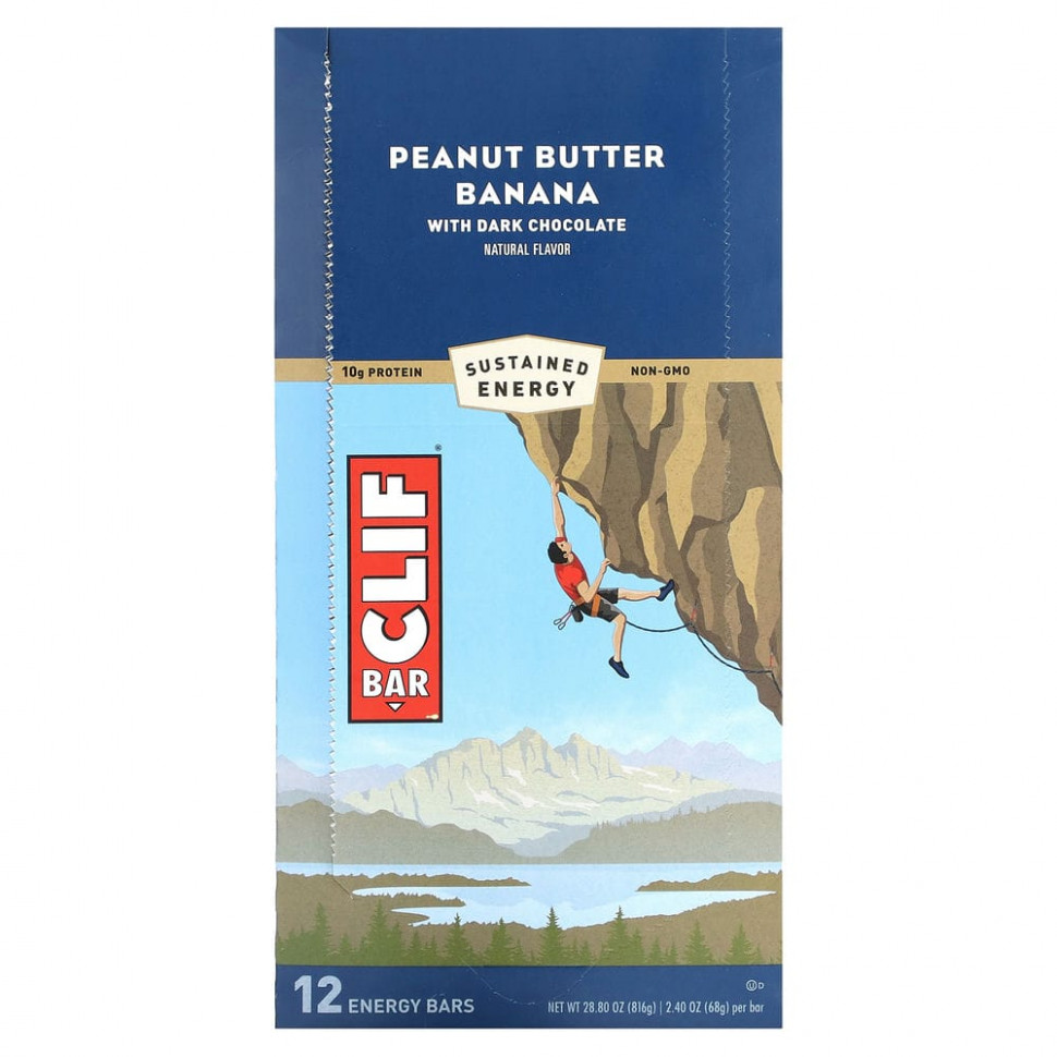   Clif Bar, Energy Bar,       , 12   68  (2,40 )   -     , -  