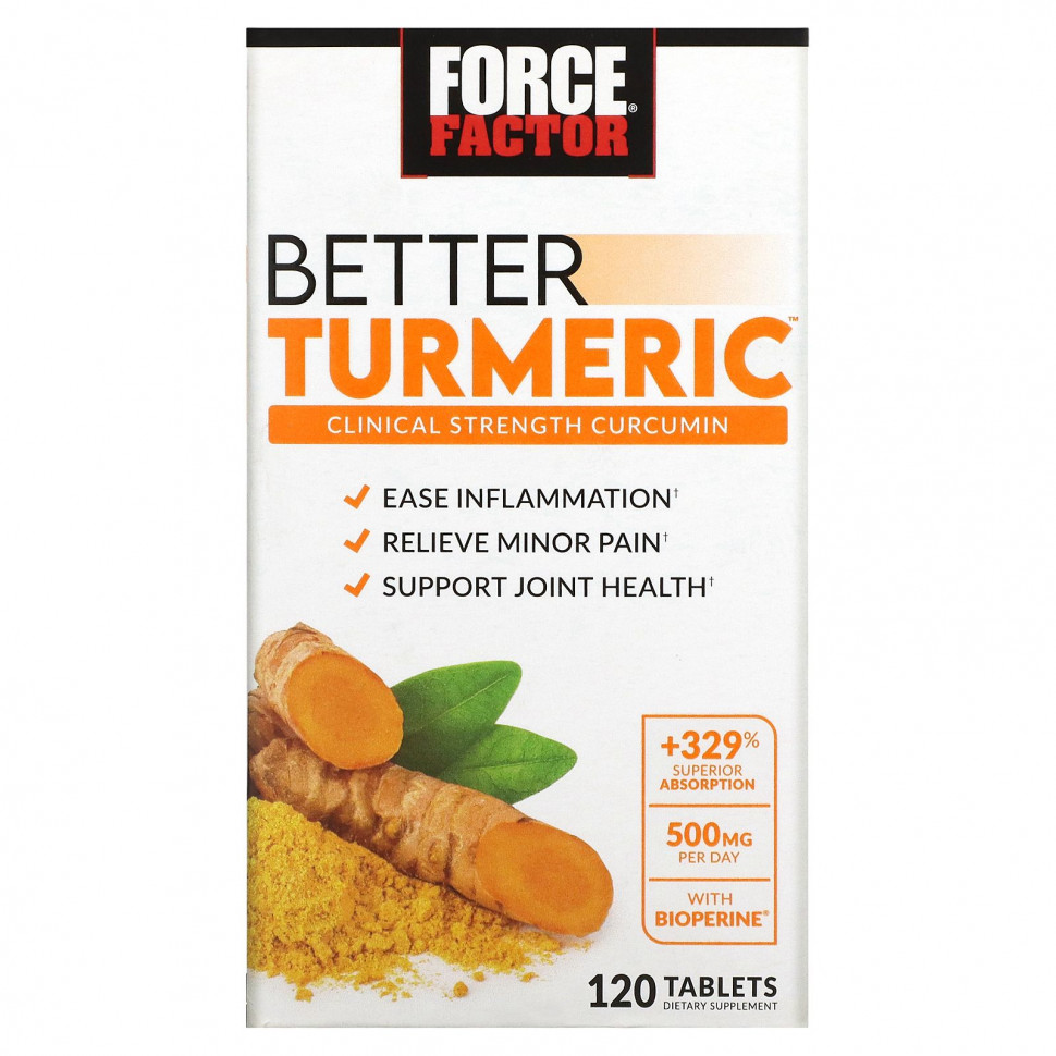   Force Factor, Better Turmeric, 120    -     , -,   