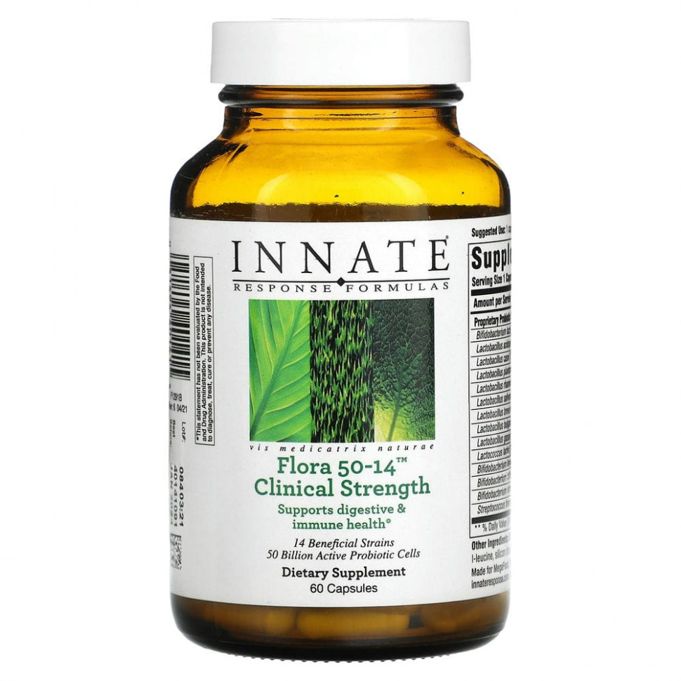   Innate Response Formulas, Flora 50-14,     , 60    -     , -  