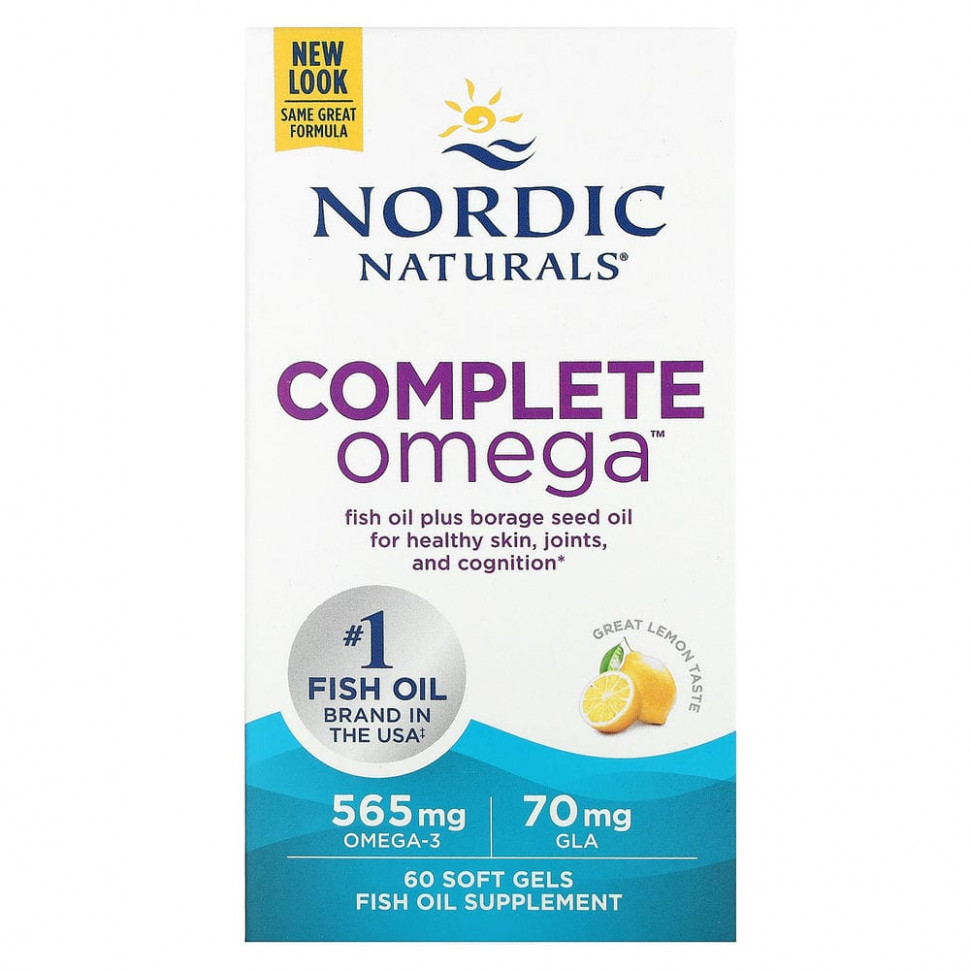   Nordic Naturals, Complete Omega, , 60     -     , -  