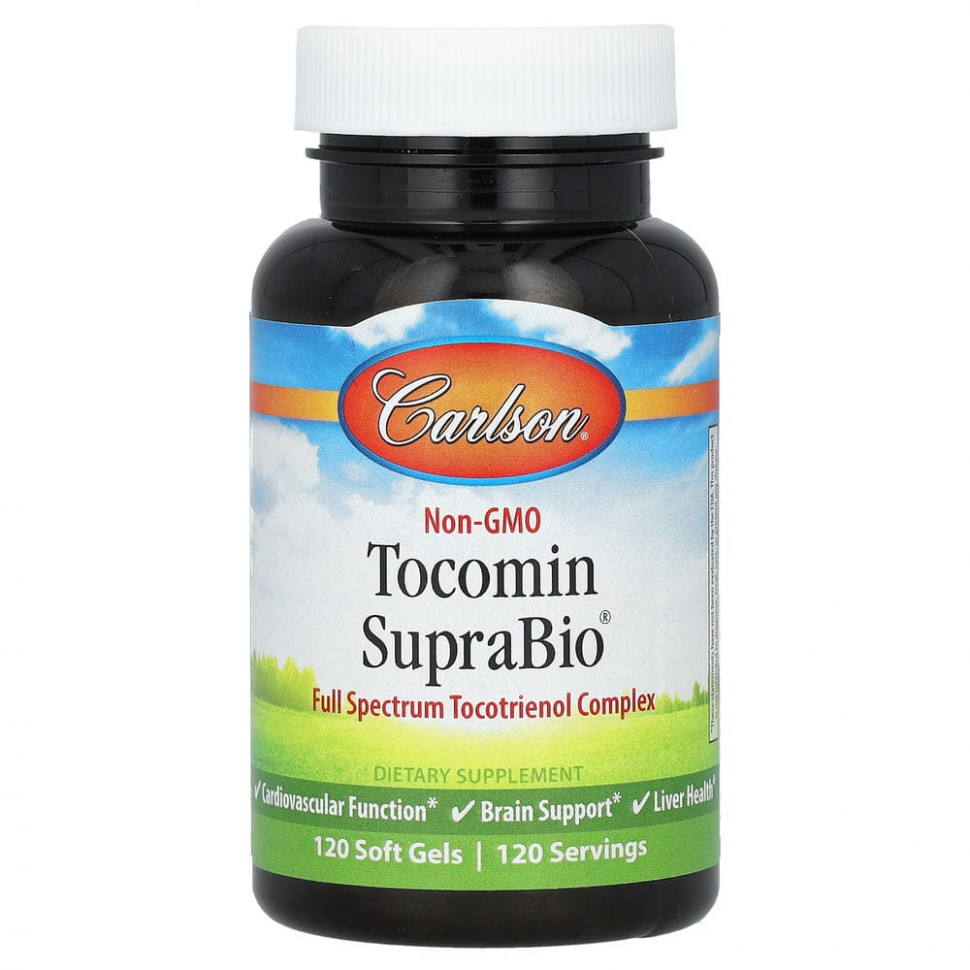   Carlson Labs, Tocomin SupraBio, 120    -     , -,   