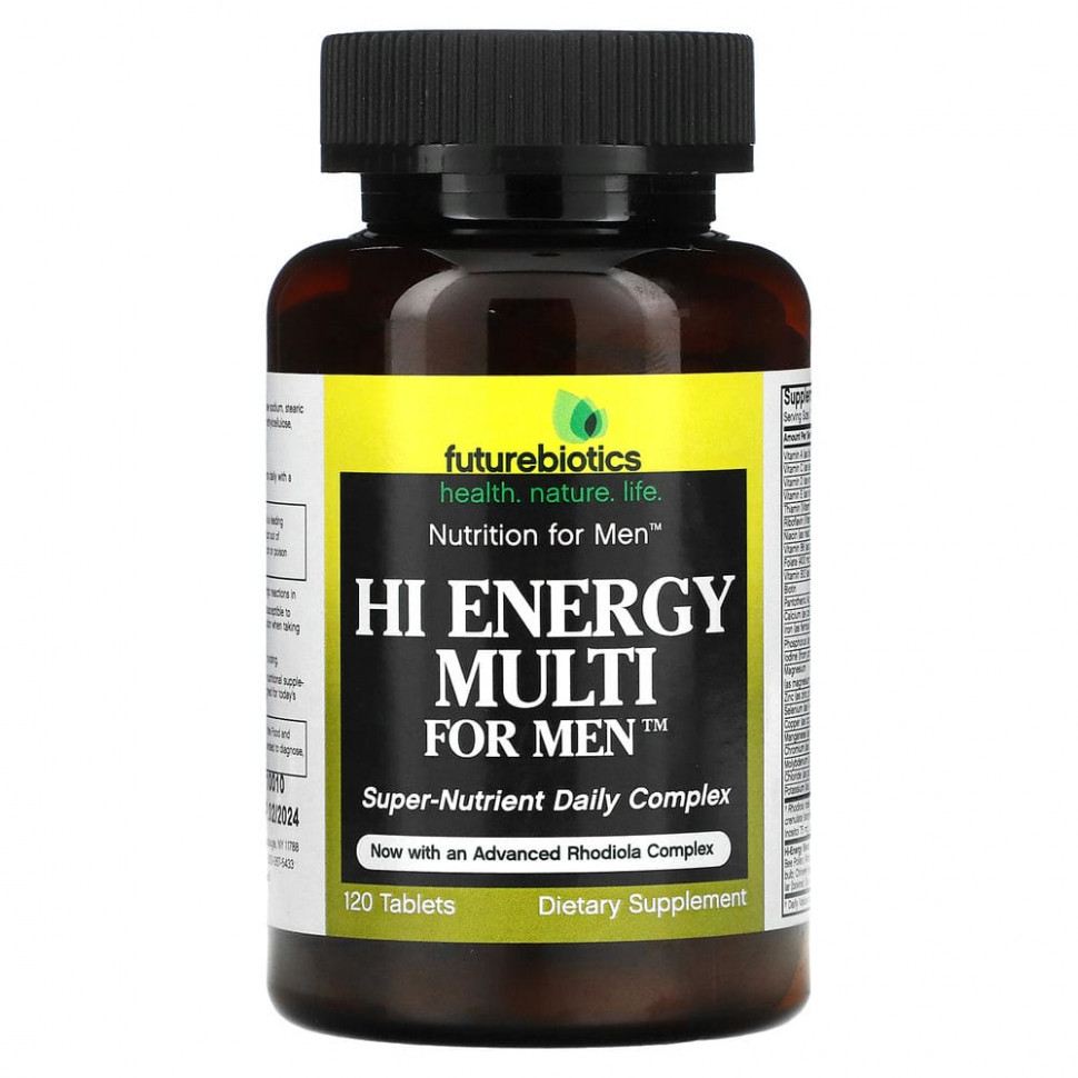   FutureBiotics, Hi Energy Multi,  , 120    -     , -  