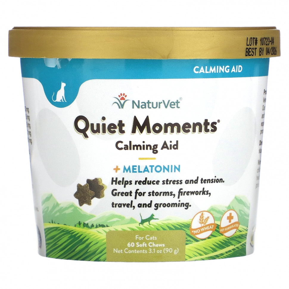   NaturVet,   Quiet Moments + ,  , 60  , 90  (3,1 )   -     , -  