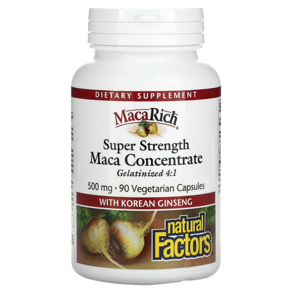   Natural Factors, Organic MacaRich,     , 500 , 90     -     , -,   