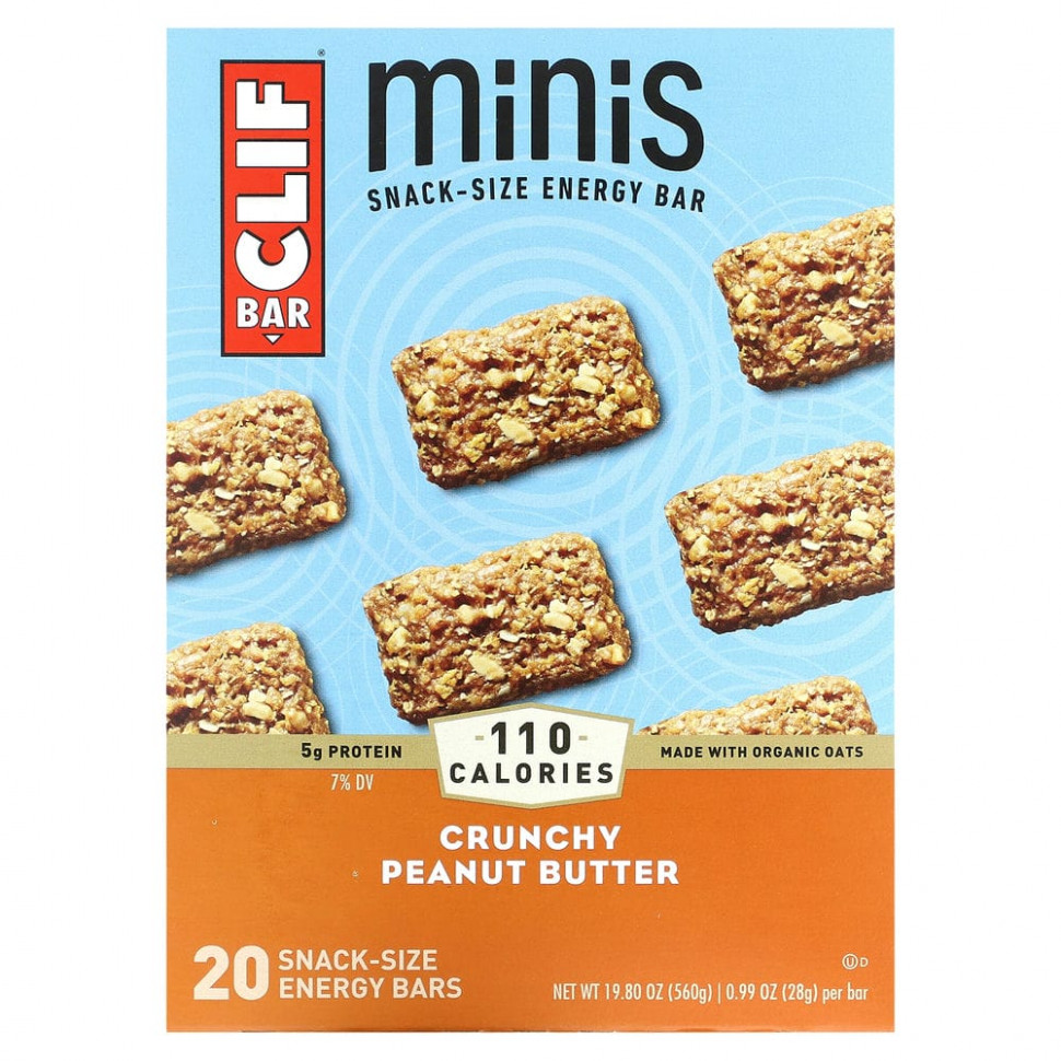   Clif Bar, Minis,    ,   , 20   28  (0,99 )   -     , -  