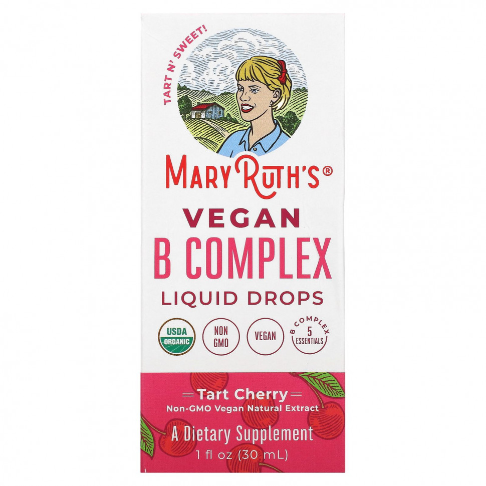   MaryRuth Organics, Vegan B Complex Liquid Drops, , 30  (1 . )   -     , -  