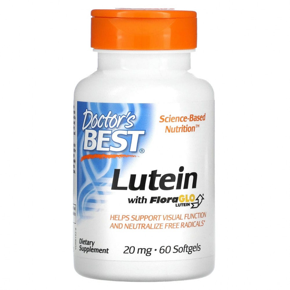   Doctor's Best,   FloraGlo Lutein, 20 , 60     -     , -  