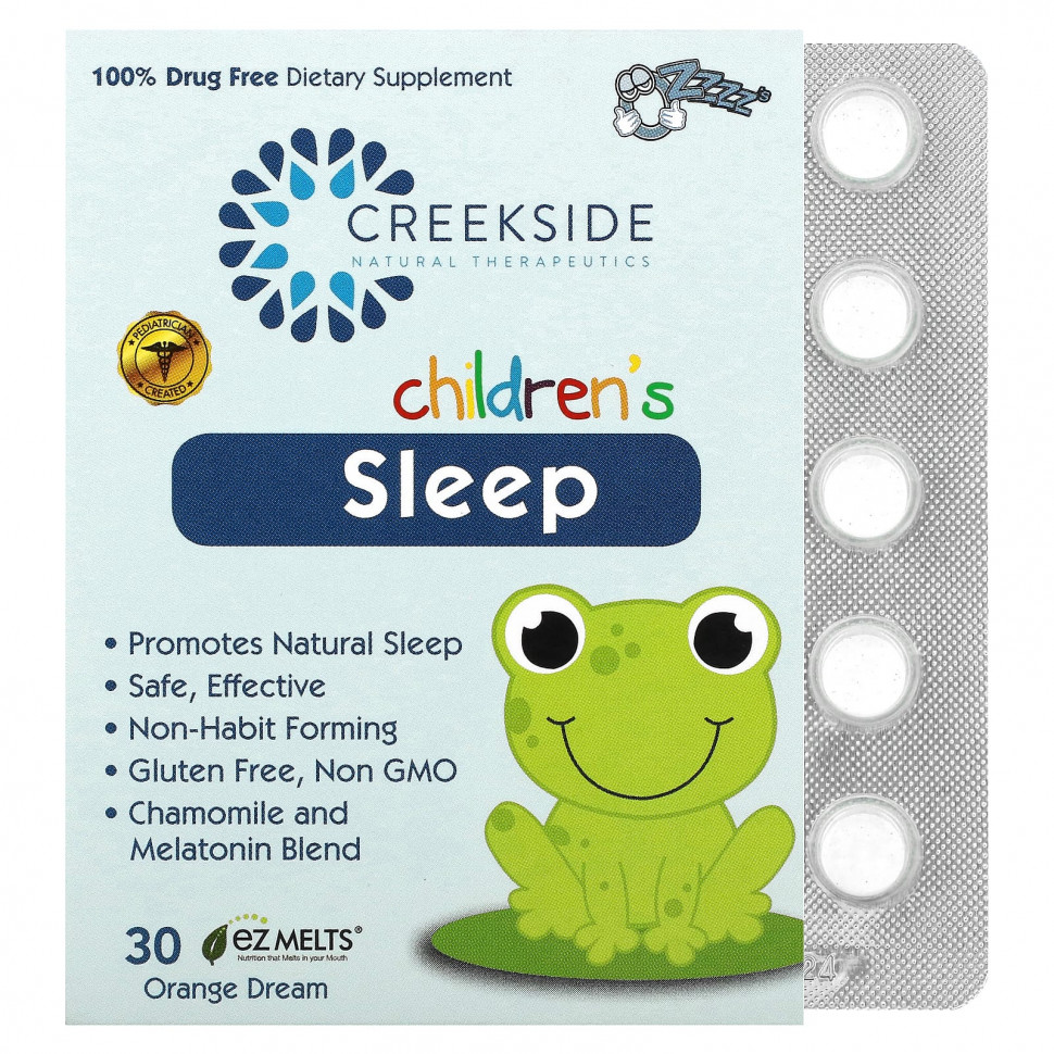   Creekside Natural Therapeutics, Children's Sleep, Orange Dream`` 30 EZ Melts   -     , -  