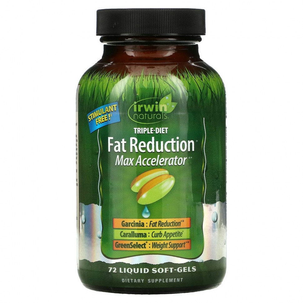   Irwin Naturals, Triple-Diet Fat Reduction + Max Accelerator, 72     -     , -,   