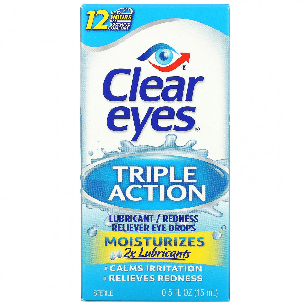   Clear Eyes, Triple Action,  /     , 15  (0,5 . )   -     , -,   