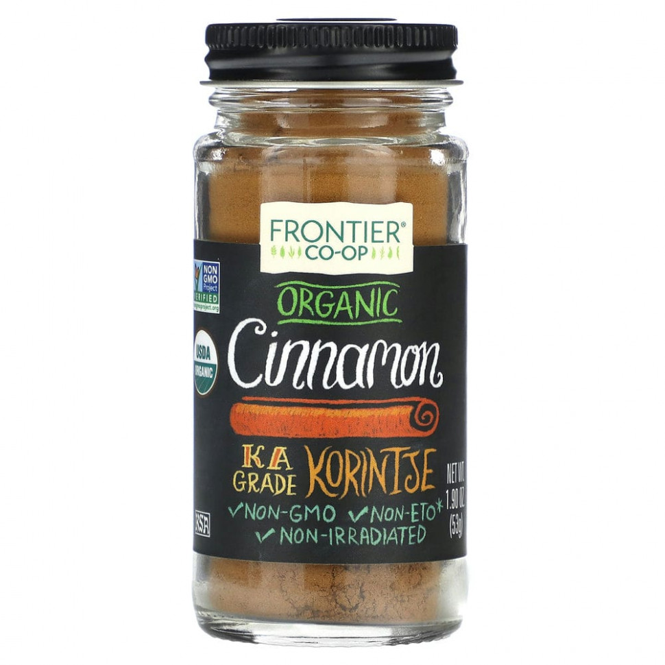   Frontier Co-op, Organic Cinnamon, 1.9 oz (53 g)   -     , -  