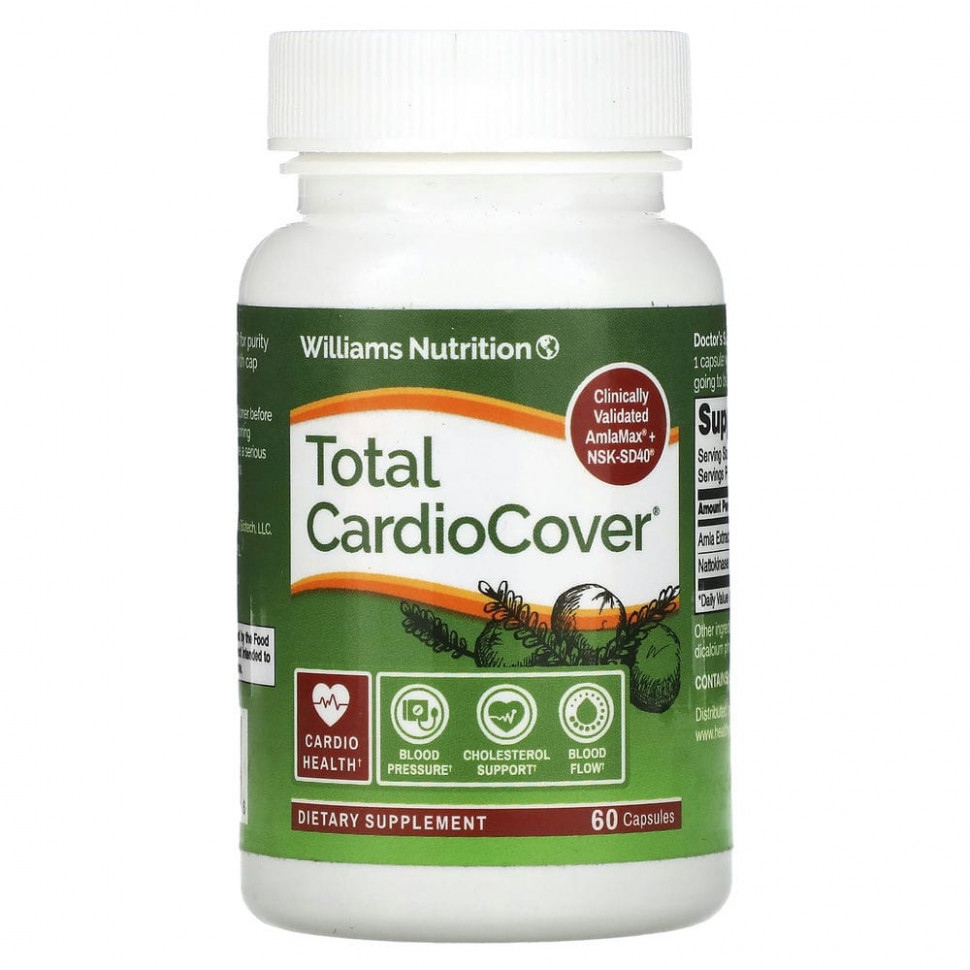   Williams Nutrition, Total CardioCover, 60    -     , -  