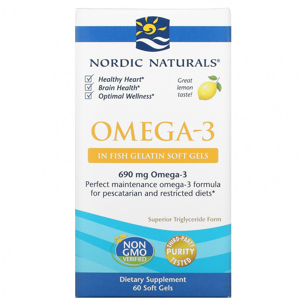   Nordic Naturals, -3,   , 345 , 60    -     , -  