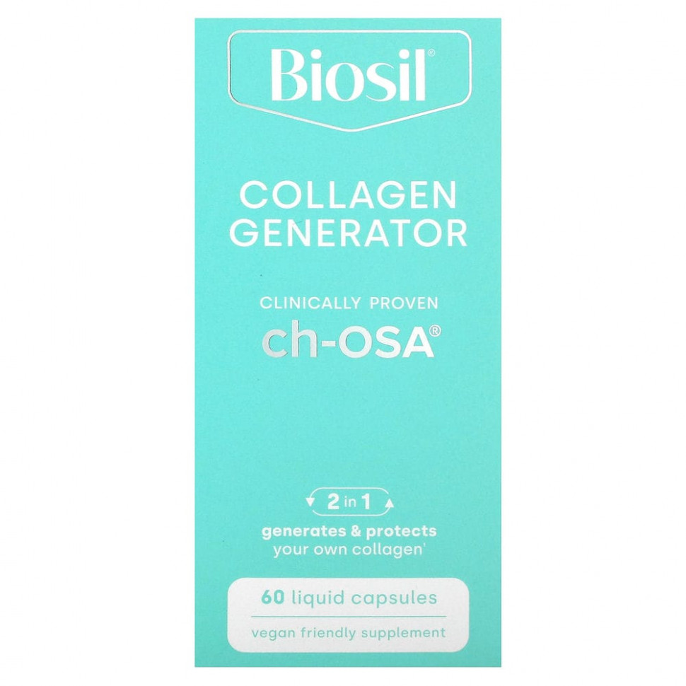   BioSil by Natural Factors, Advanced Collagen Generator,     , 60      -     , -  