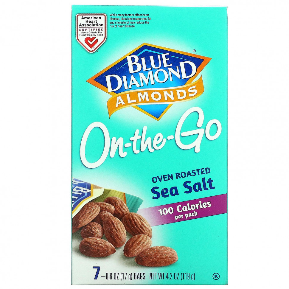   Blue Diamond, Almonds, On The-Go,     , 7   17  (0,6 )   -     , -  