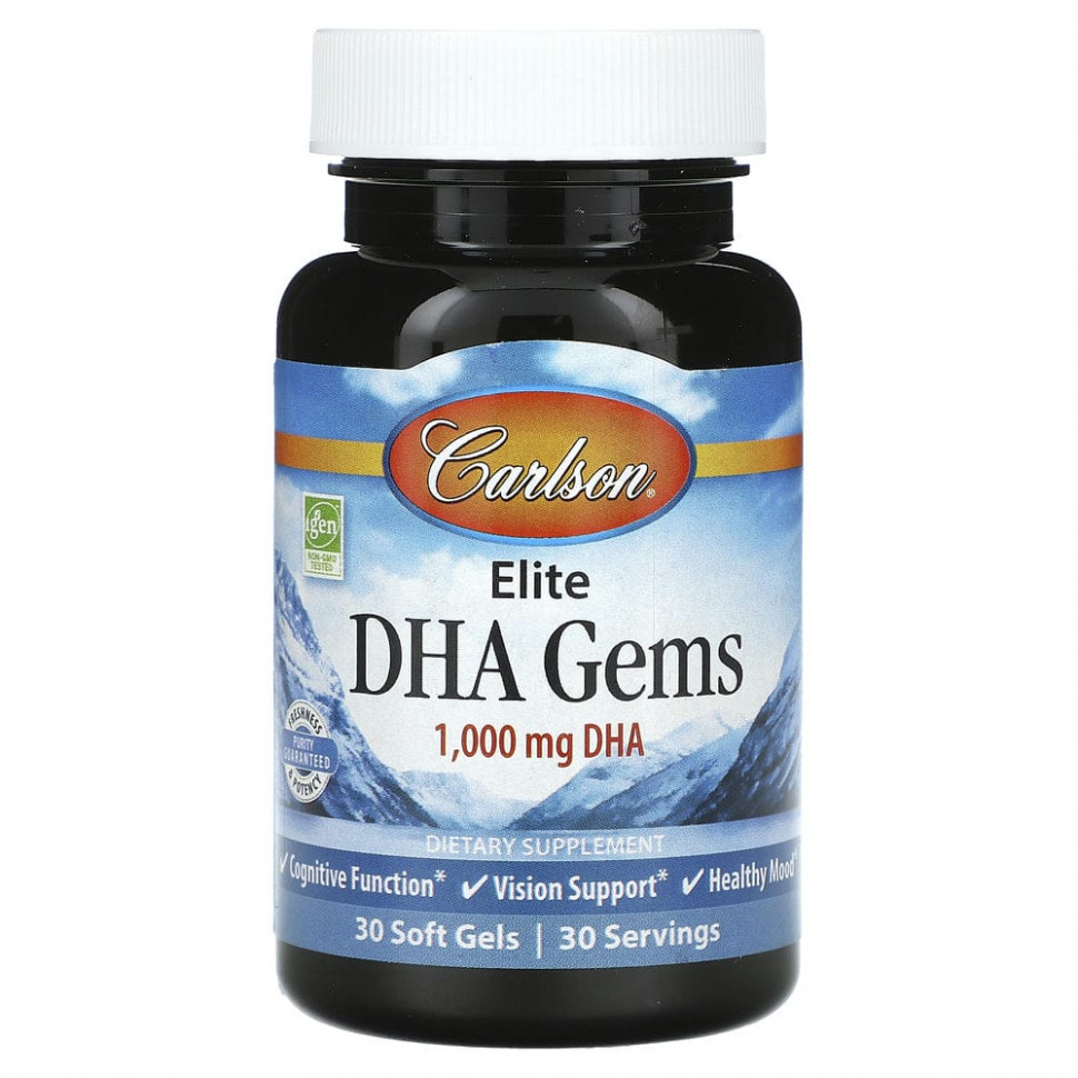   Carlson, Elite DHA Gems, 1000 , 30     -     , -  