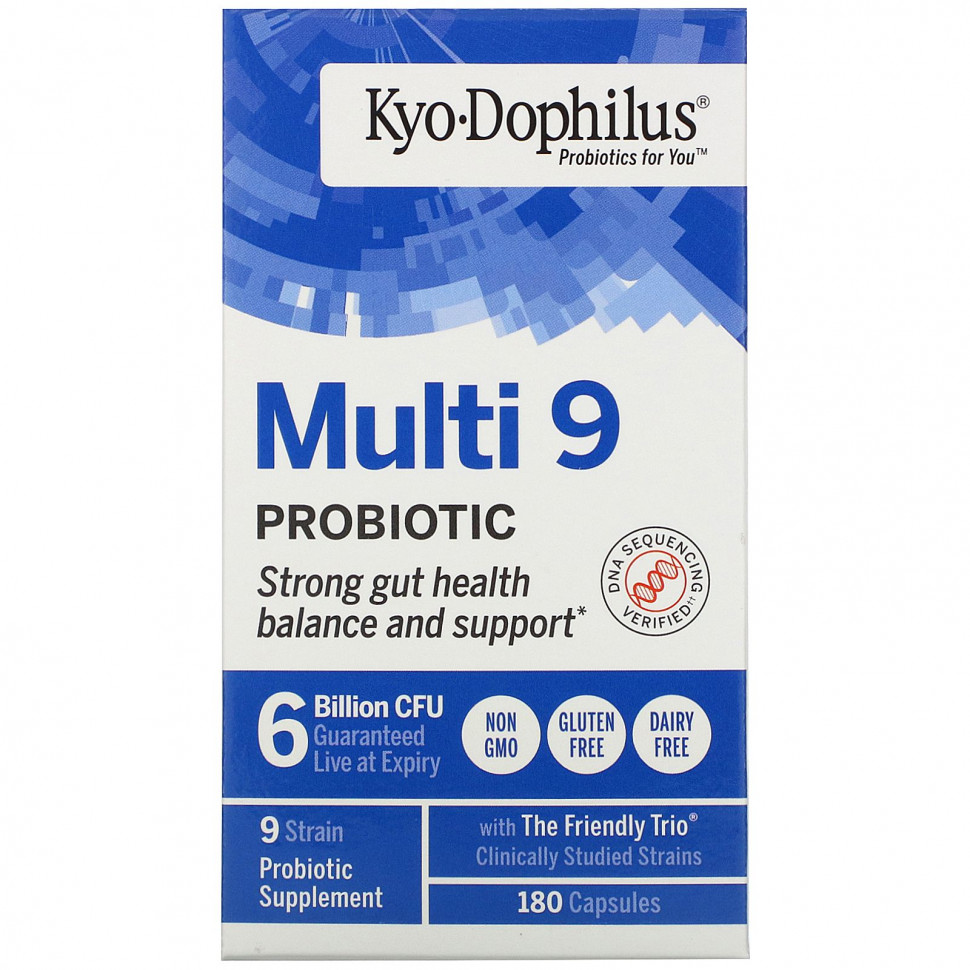   Kyolic, Kyo-Dophilus, Multi 9, , 6  , 180    -     , -  