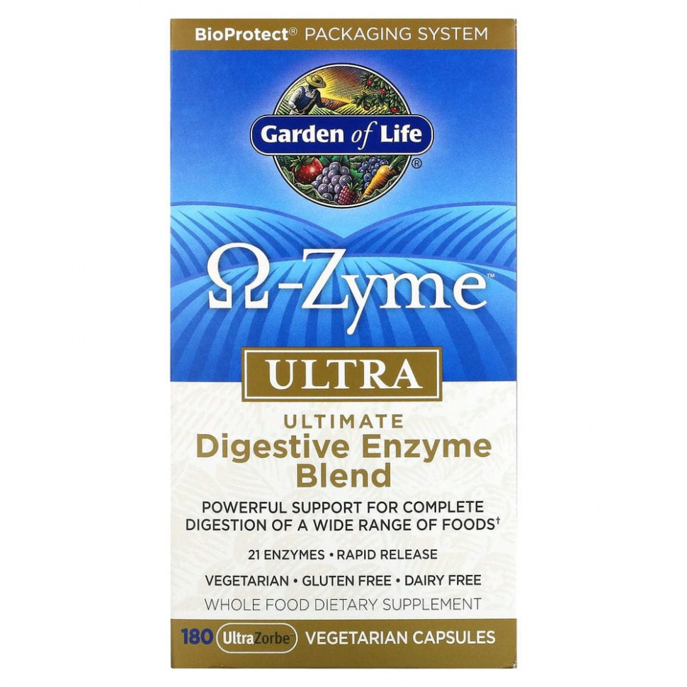   Garden of Life, ?-Zyme, Ultra,   , 180   UltraZorbe   -     , -  