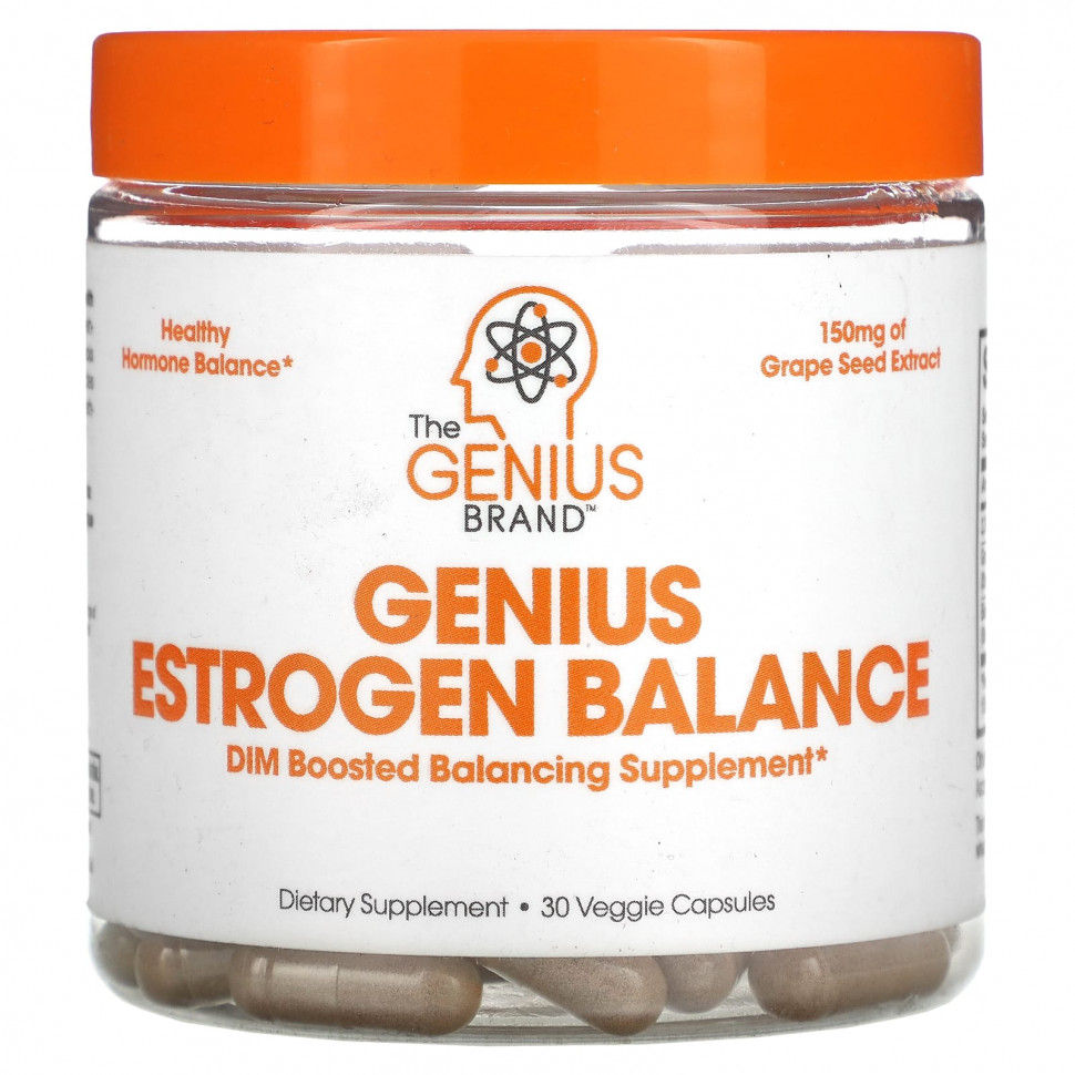   The Genius Brand, Genius Estrogen Balance, 30     -     , -,   