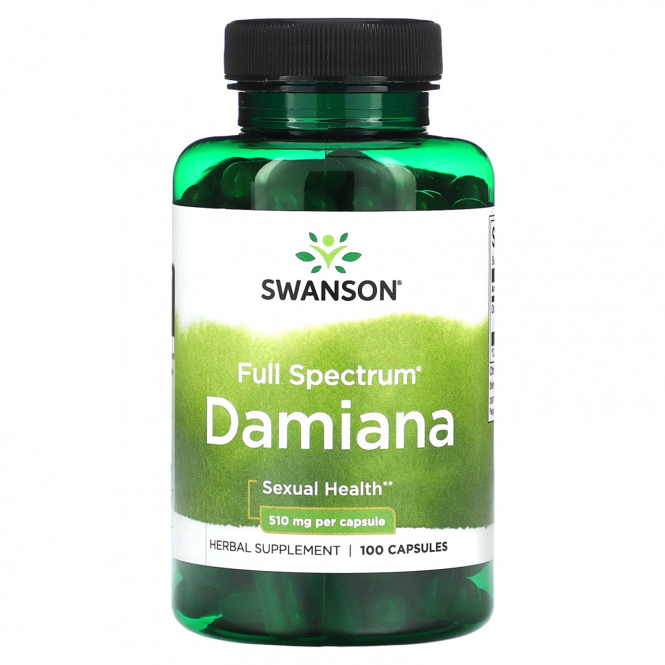   Swanson, Full Spectrum Damiana, 510 , 100    -     , -  