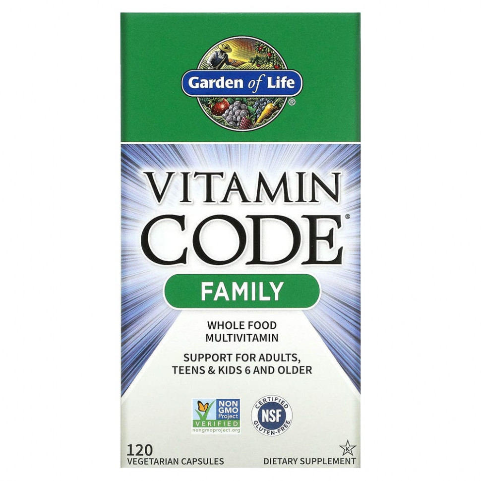  Garden of Life, Vitamin Code,        , 120    IHerb ()