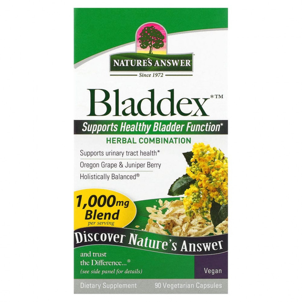   Nature's Answer, Bladdex, 500 , 90     -     , -  