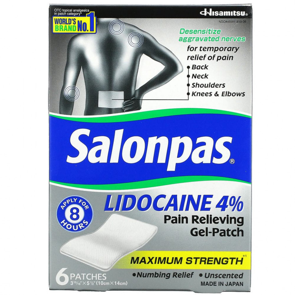   Salonpas,  4%  -,   ,  , 6    -     , -  