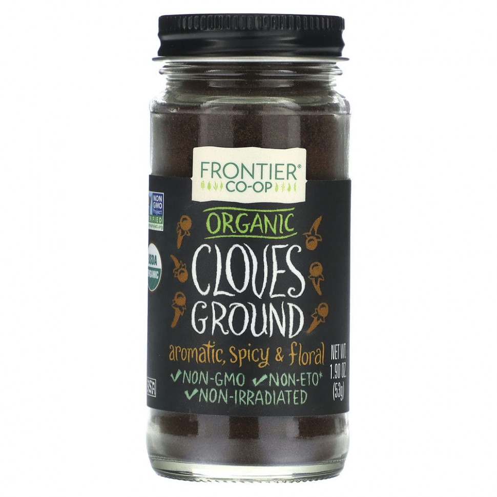   Frontier Co-op, Organic Cloves, Ground, 1.90 oz (53 g)   -     , -  