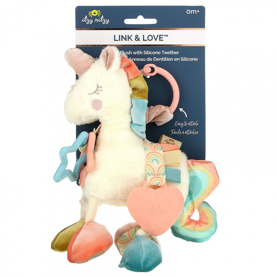   itzy ritzy, Link & Love, Activity Plush   ,    0 , Unicorn, 1    -     , -  