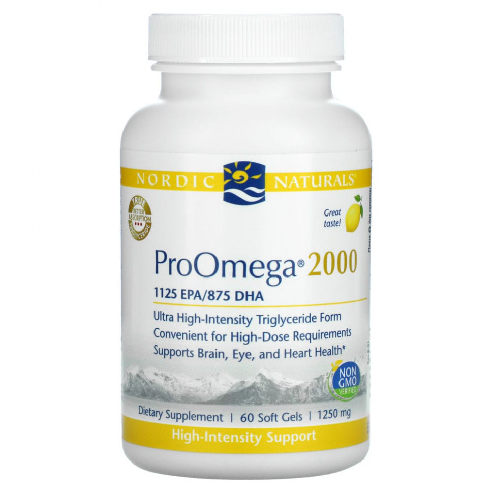   Nordic Naturals, ProOmega 2000, , 1250 , 60      -     , -  