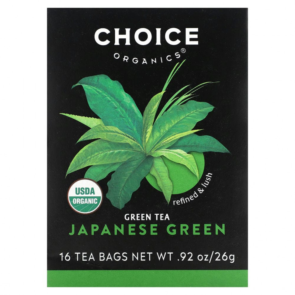   Choice Organic Teas, Green Tea,   , 16  , 26  (0,92 )   -     , -  