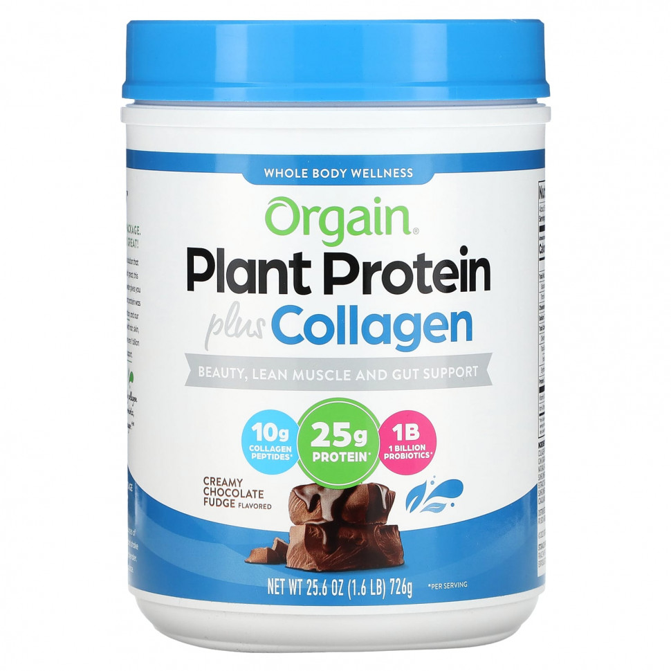   Orgain, Plant Protein Plus Collagen,   , 726  (1,6 )   -     , -  