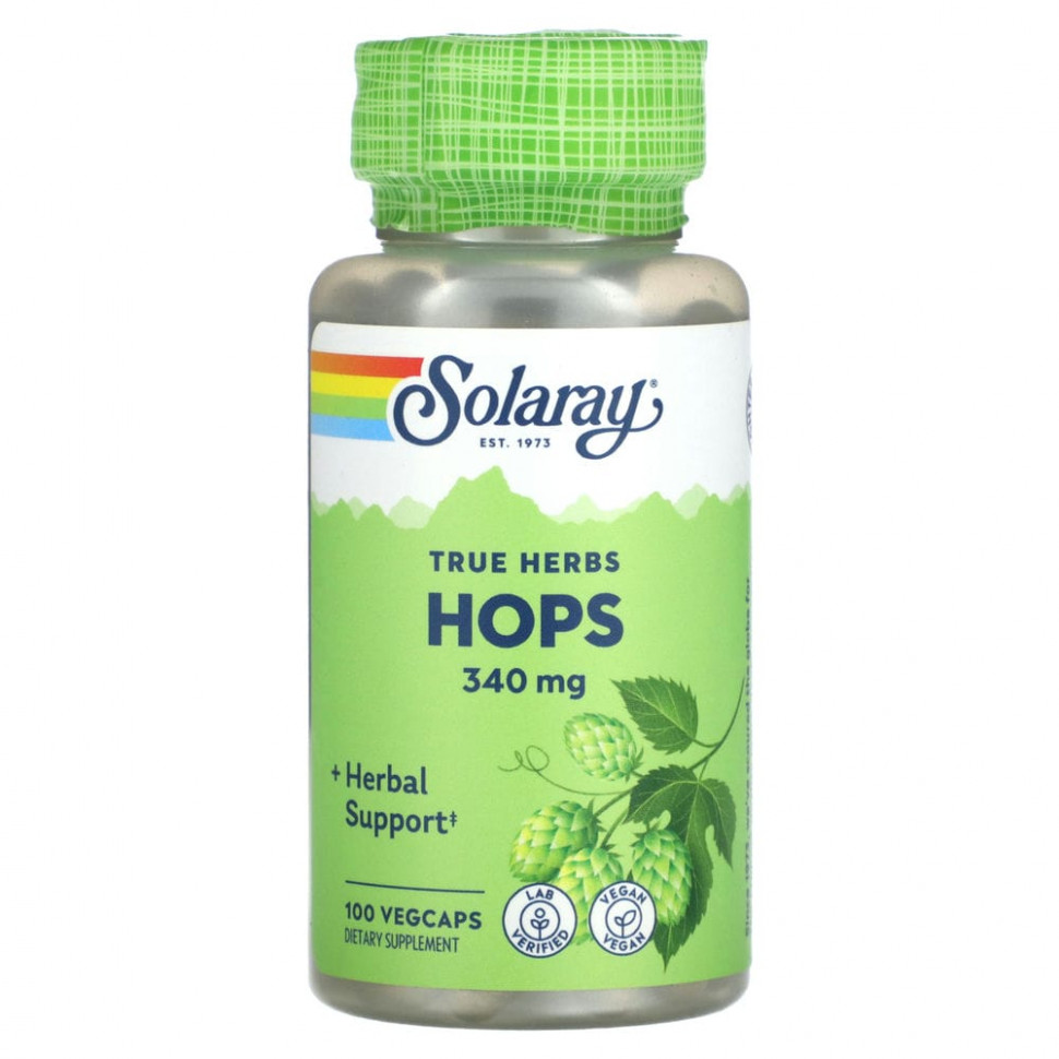   Solaray, True Herbs, , 340 , 100     -     , -  