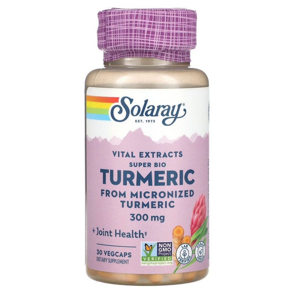   Solaray, Vital Extracts Super Bio Turmeric, 300 , 30     -     , -,   